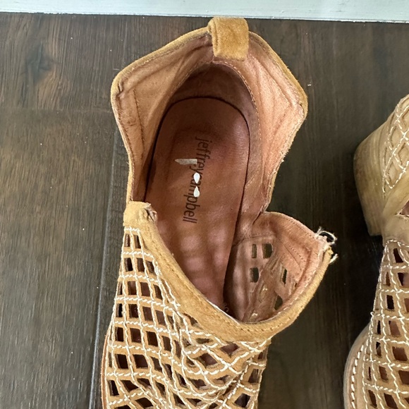 Jeffrey Campbell Taggart Open Weave Booties~ Size 7 - Picture 4 of 9